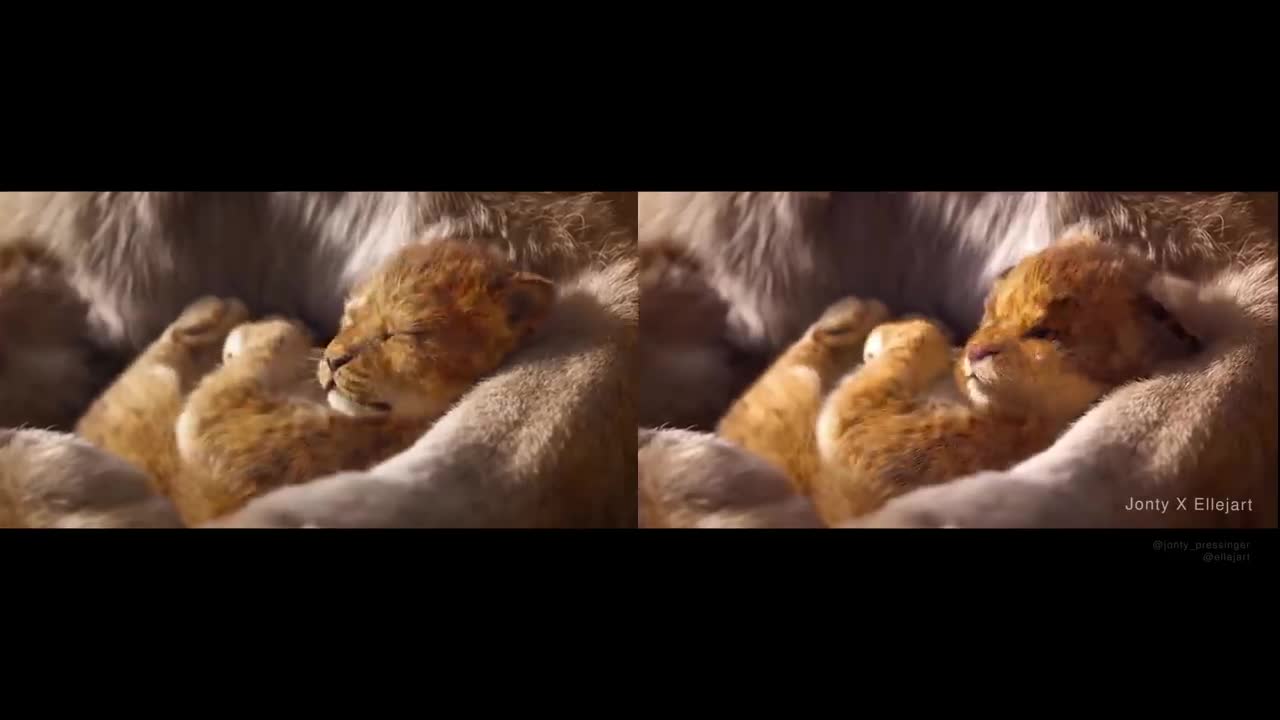 I used _deep fakes_ to fix the Lion King