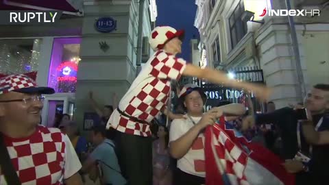 Hrvatski navijači napravili show u Moskvi pred finale SP-a