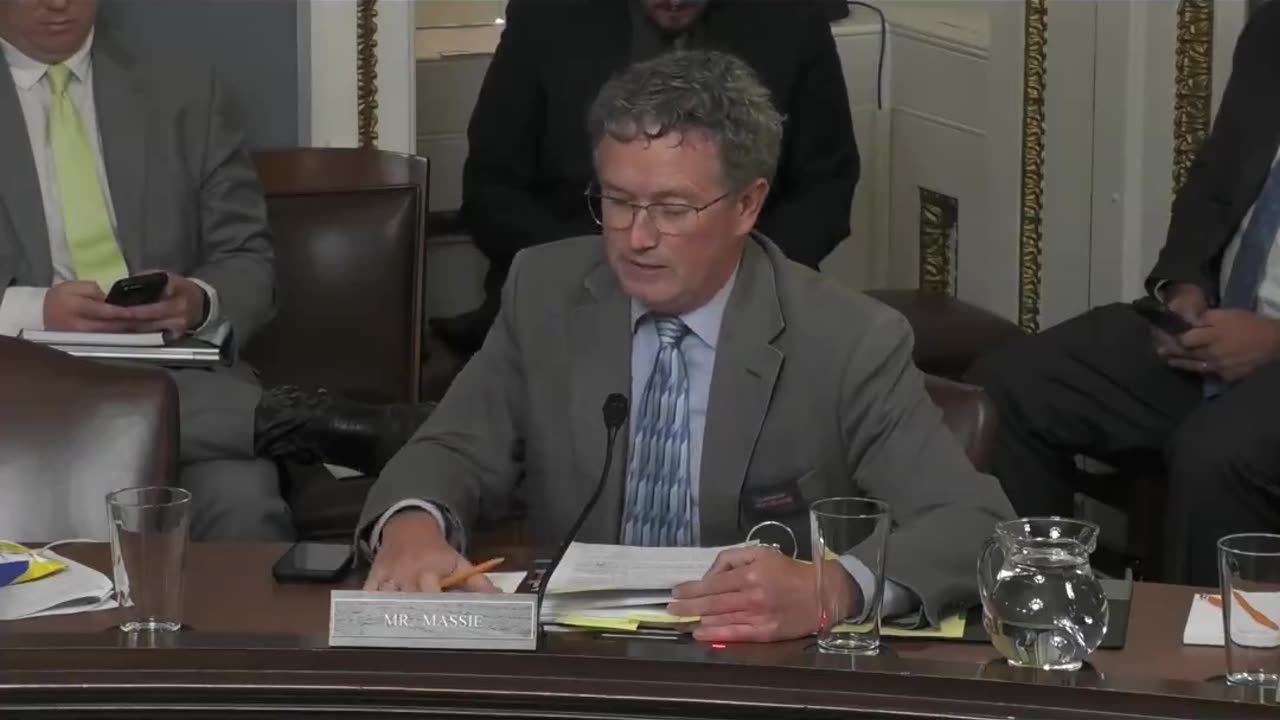 Rep ThomasMassie calls out the Speaker of the House