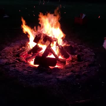 Fire pit at my buddies....