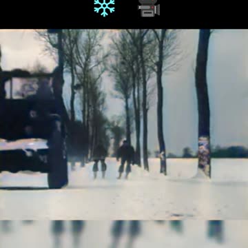 US Troops Unleash Winter Wonderland Mayhem - COLOURIZED ❄️🇺🇸🎥