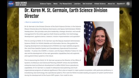 To NASA's Dr. Karen St. Germain