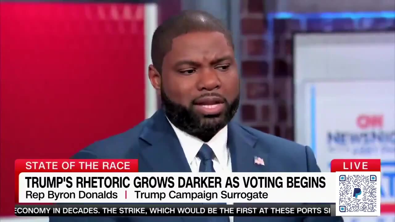 FL Rep Byron Donalds Goes OFF on Anti-Trump CNN Panel