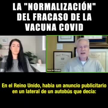 Peter McCullough Están tratando de normalizar los efectos secundarios de las vacunas covid 19