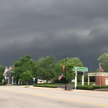 Sirens going off before wicked looking storm!
