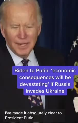 Biden to Putin if Russia invaded Ukraine