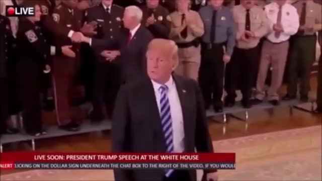 Remember this!!? Pence secret handshake and passed a note behind PDJT's back