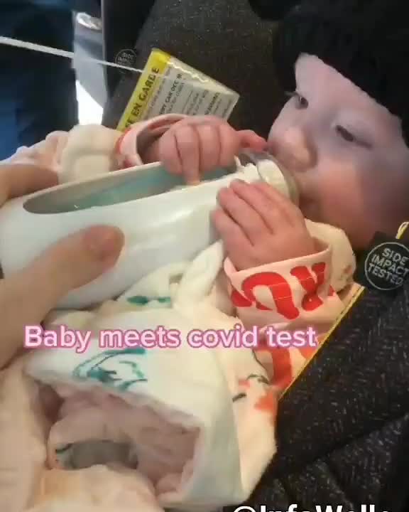 Poor babies going through covid test