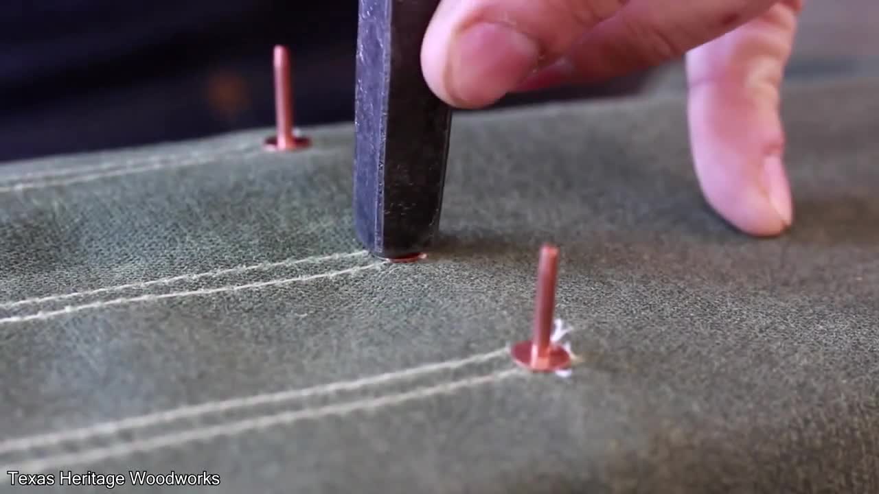 These are rivets which can be found on a pair of jeans and this is how they have traditionally made