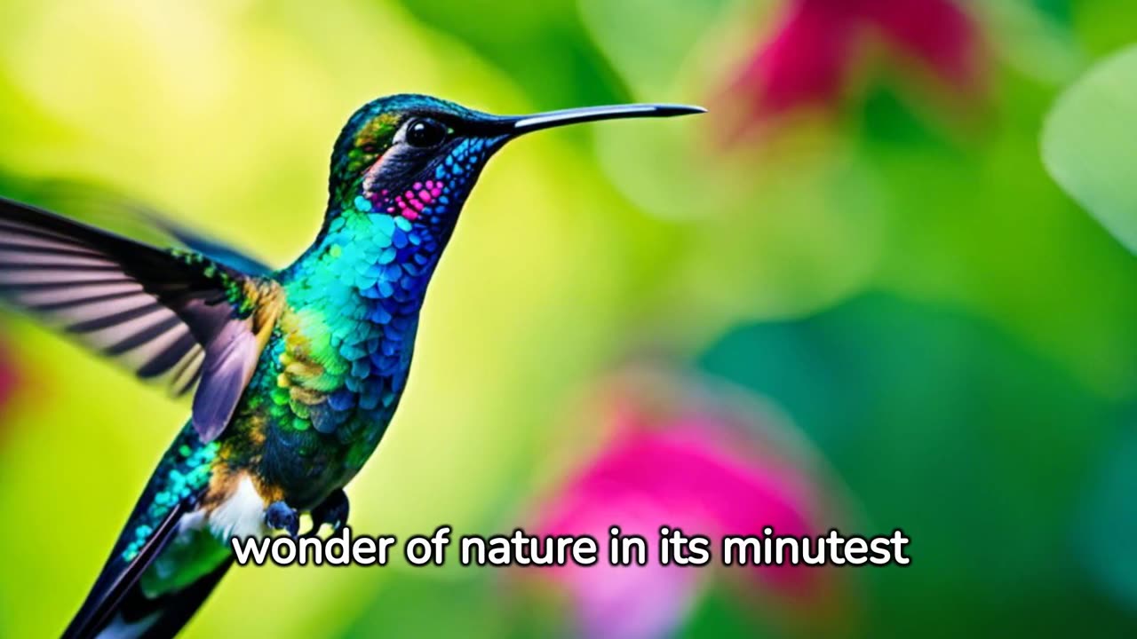 "The Graceful Flight of Hummingbirds - A Slow-Motion Spectacle" "Jewels of the Sky"