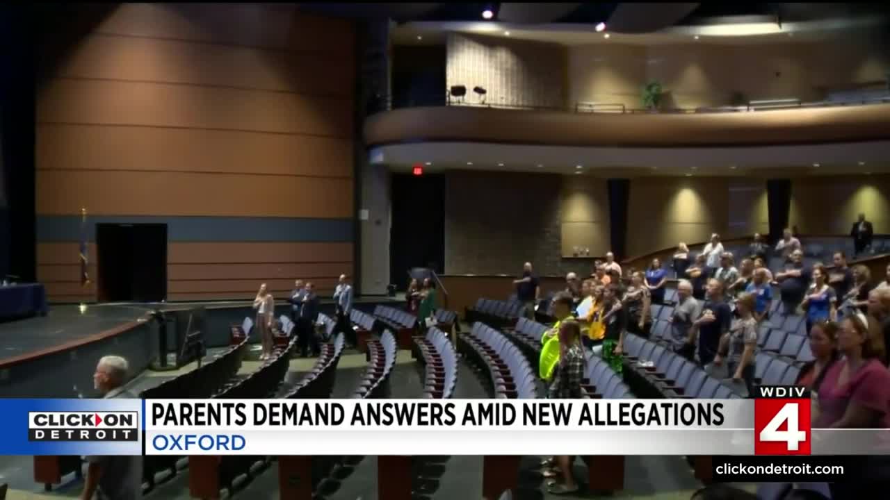 Oxford parents demand answers amid new allegations about what took place during high school shoo...