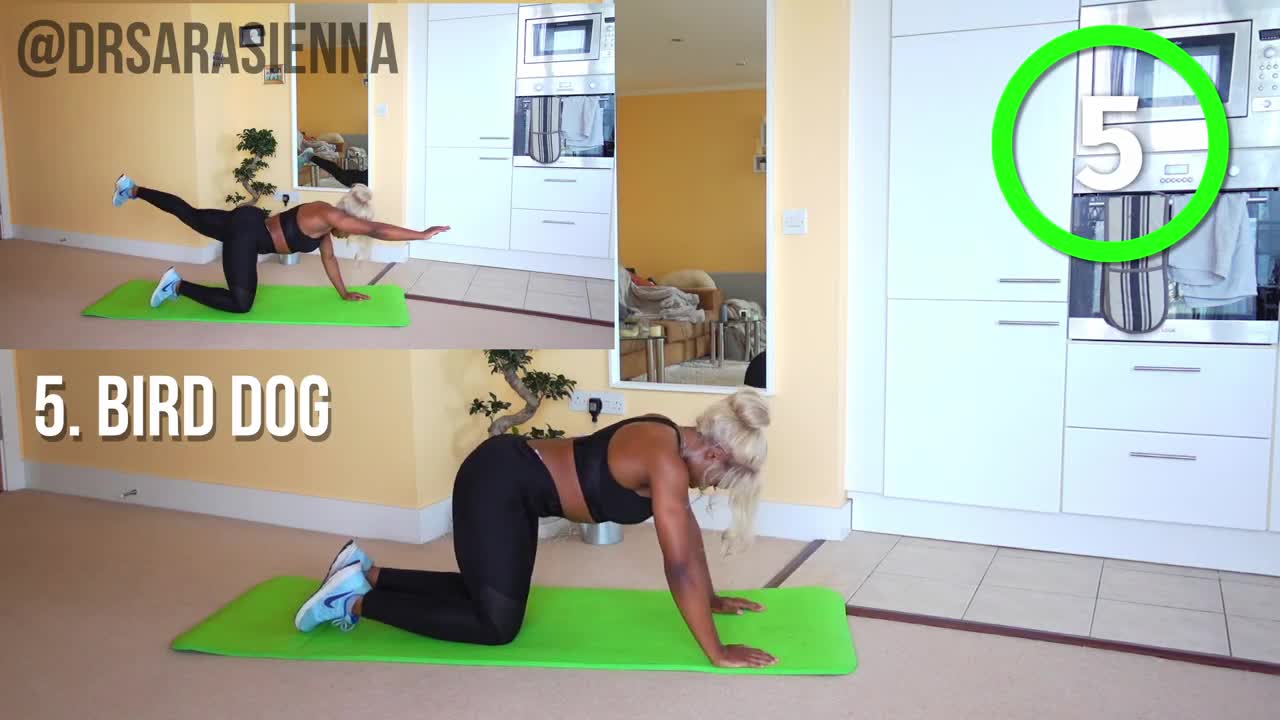 10 Minute Toned Back Workout At Home With No Equipment