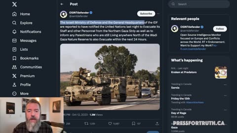Sifting Through The “Disinformation” Surrounding Israeli/Palestinian Conflict With PFT!
