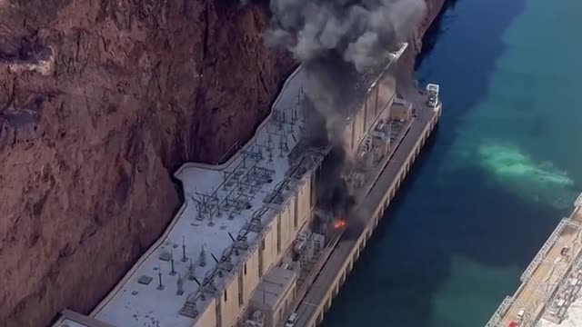 There has been an explosion at the Hoover Dam