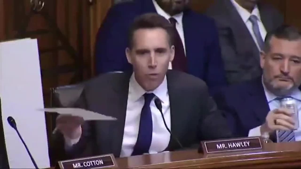 Sen Hawley Trashes Biden Nominee For Refusing To Answer Question