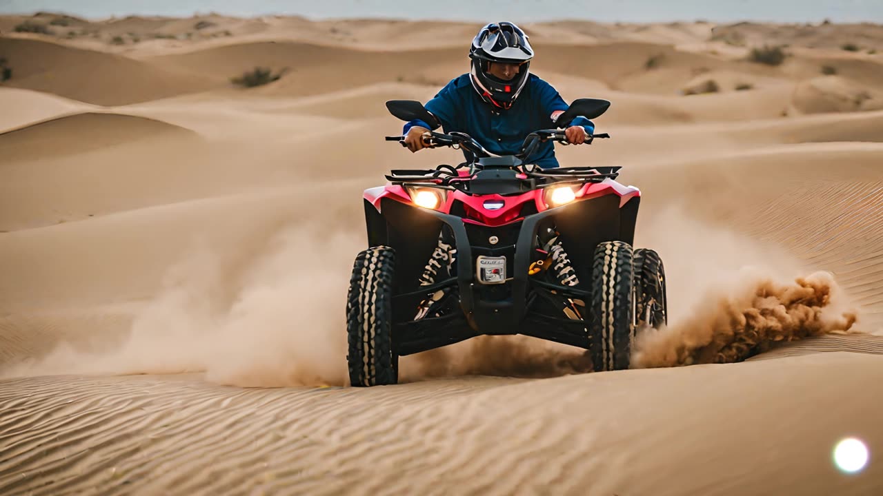 QUAD BIKE RIDE IN DUBAI DESERT SAFARI