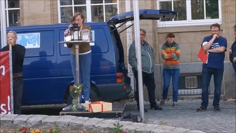 INGRID, Kindesmisshandlung an Sсhulen - 68. MAHNWACHE - BAUTZEN, Postplatz, 23 05 2022