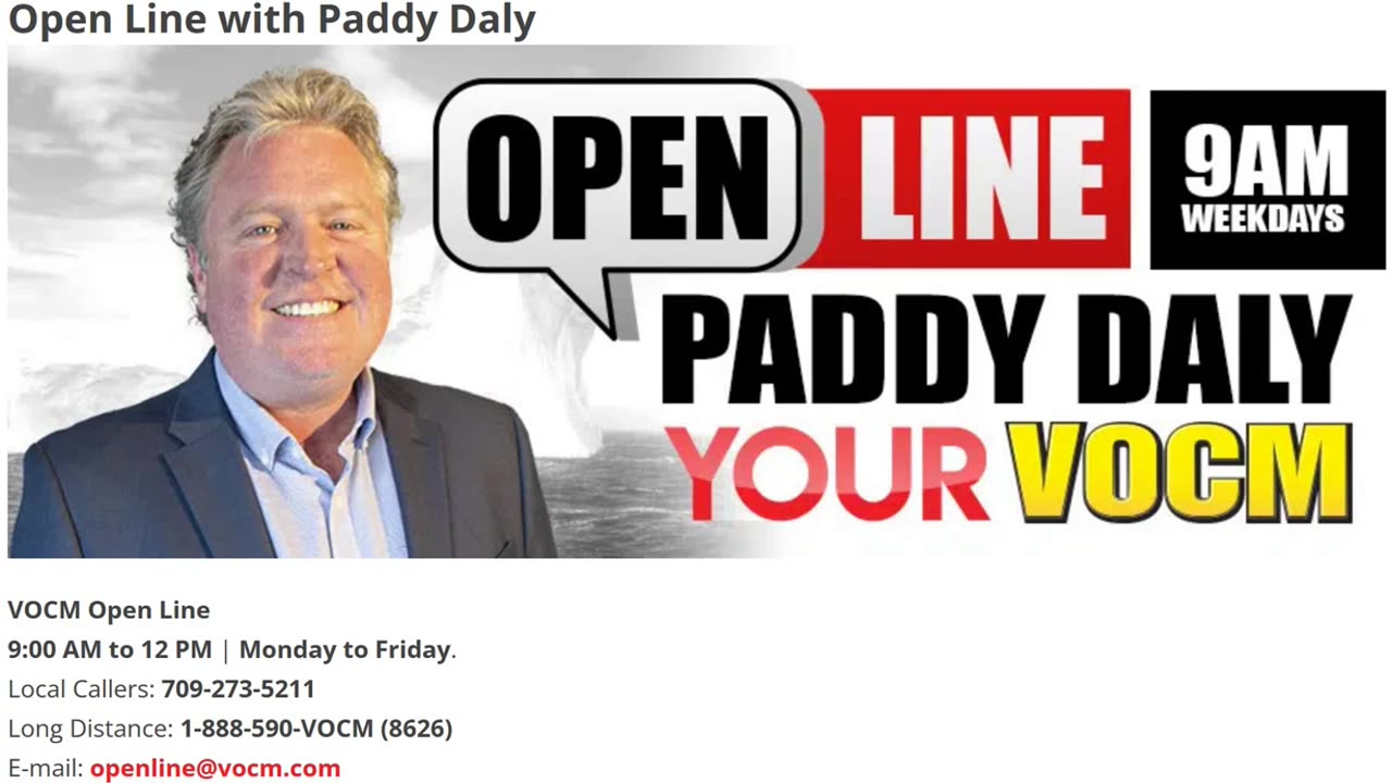 VOCM Open Line, March 20th 2024 Wind Turbine Money Grab