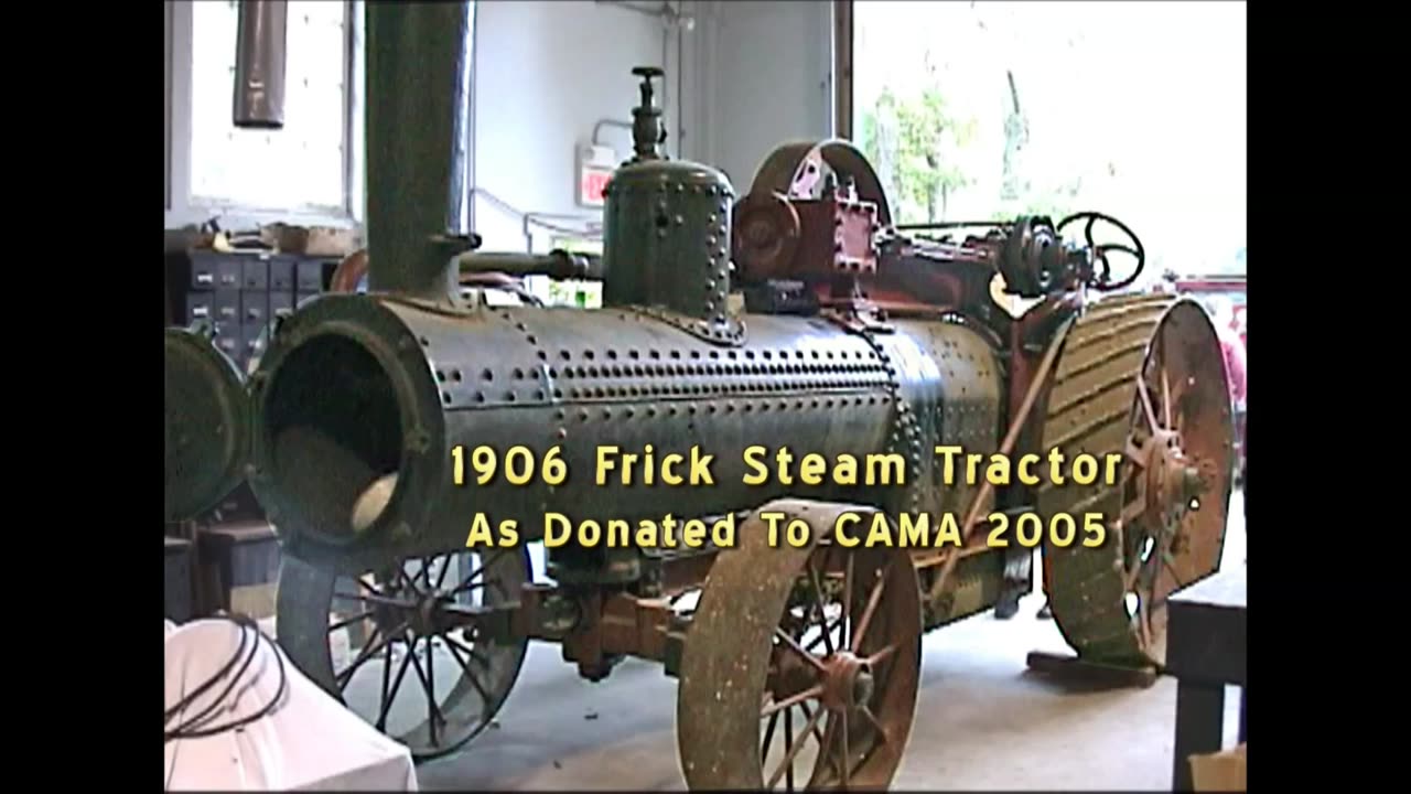 OUR FRICK STEAM TRACTION ENGINE AT A FESTIVAL A FEW YEARS AGO - STILL RUNNING AT ALL EVENTS!