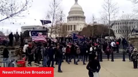 Trump Supporters Protest On Capitol Hill Jan. 6 2021 a