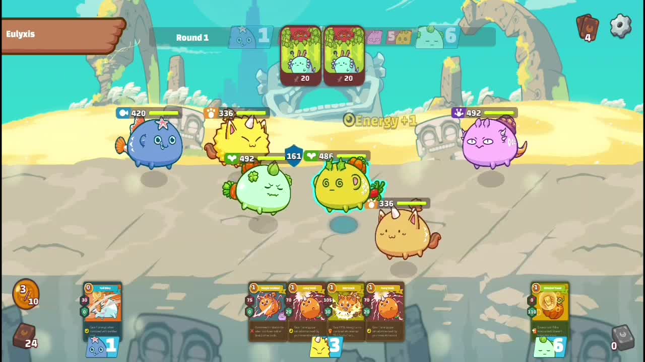 Axie Infinity - ABP 1400 MMR Arena Gameplay (DRN)