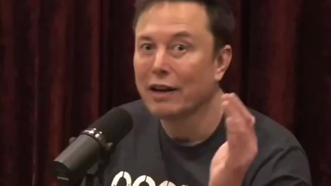 Elon Musk looks into the camera on Rogan's podcast and makes his final warning before Election Day