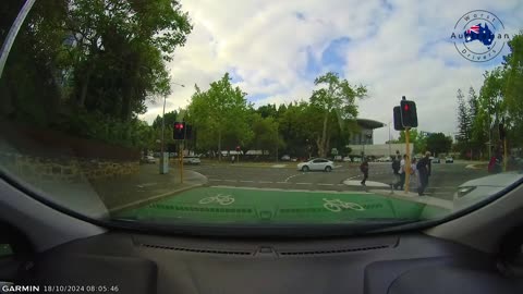 In a hurry to do right turn ONLY straight lane and be on the internet