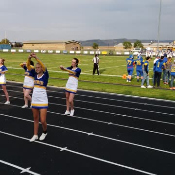 First year of cheer...and a great play!