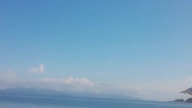 na praia de ferias