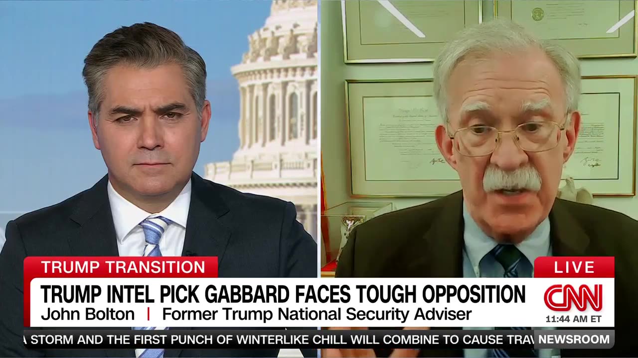 Bolton: Gabbard's Extreme Views 'Are On a Different Planet'