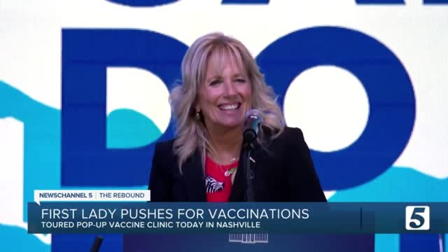 Jill Biden Booed while trying to push more vaccinations