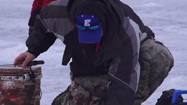 Outdoor Junkies - Ice Fishing Madison and Lake Petenwell, Wisconsin