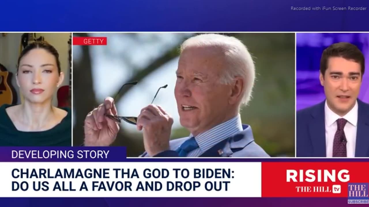 CHARLAMAGNE THA GOD> TO BIDEN: DO US ALL A FAVOR & DROP OUT OF THE 2024 RACE - 10 mins.