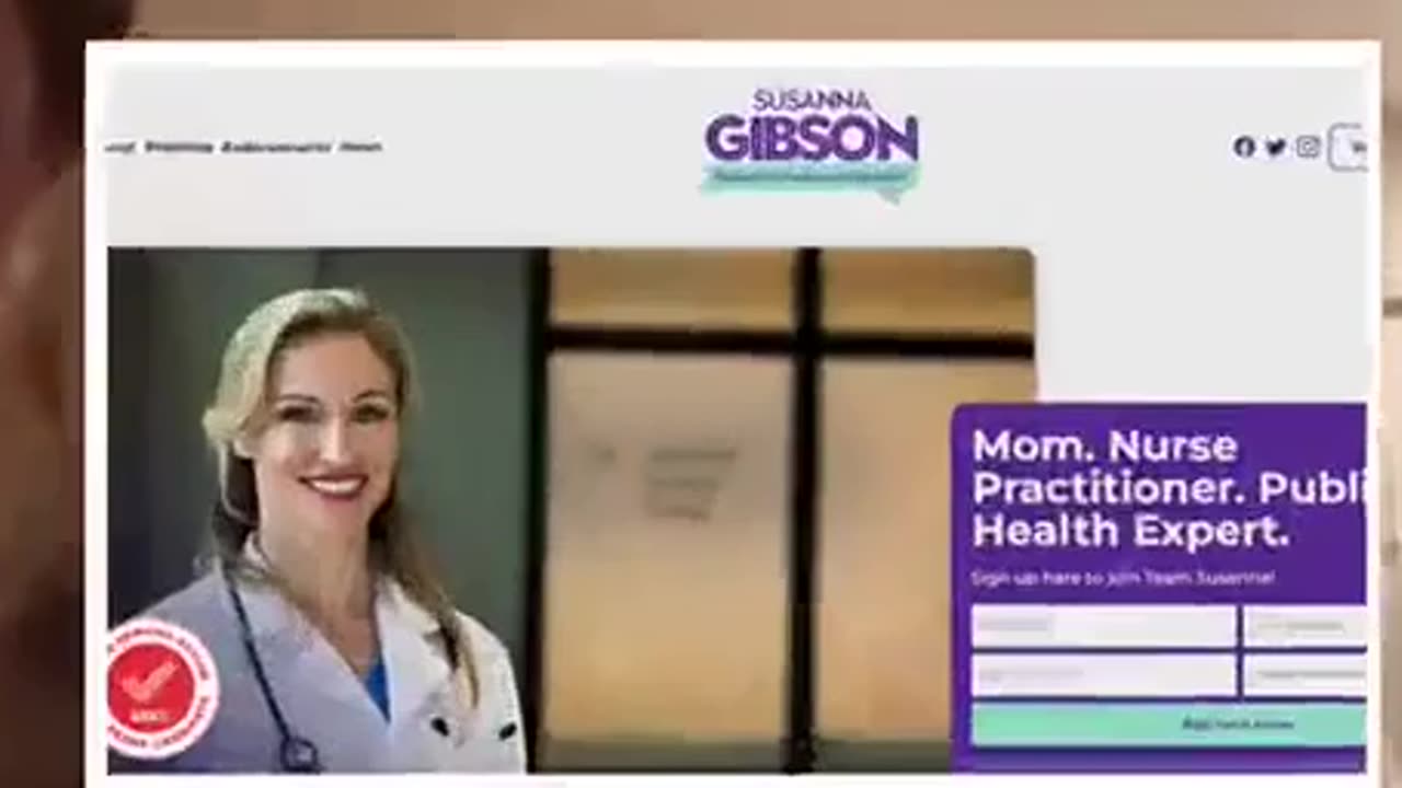 This nurse is running for a sit in Virginia.