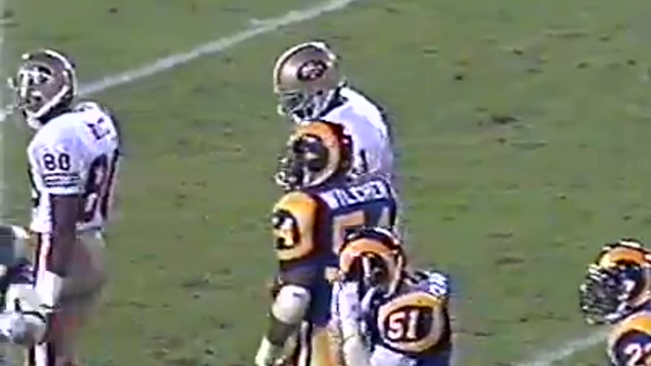 1990-11-26 San Francisco 49ers vs Los Angeles Rams Part 2