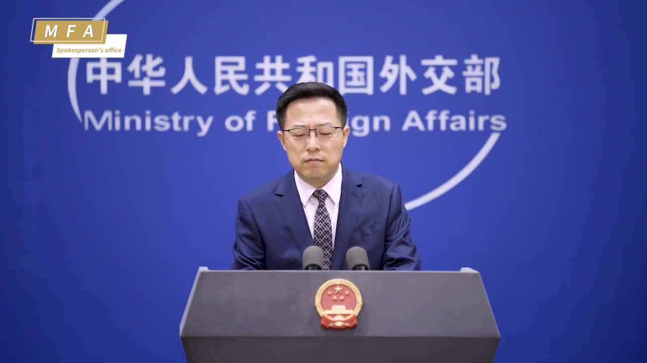 Foreign Ministry Spokesperson Zhao Lijian’s tells world USA is biggest spreader of misinformation