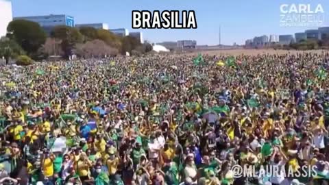 Foi gigante manifestações por todo Brasil