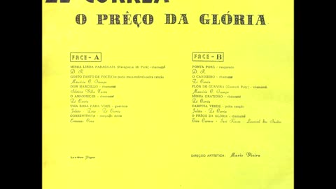 ZÉ CORRÊA - MALE INSTRUMENTAL SOLO - THE PRICE OF GLORIA - LP 1971 - INSTRUMENTAL