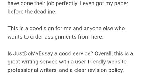 Essay writing service review