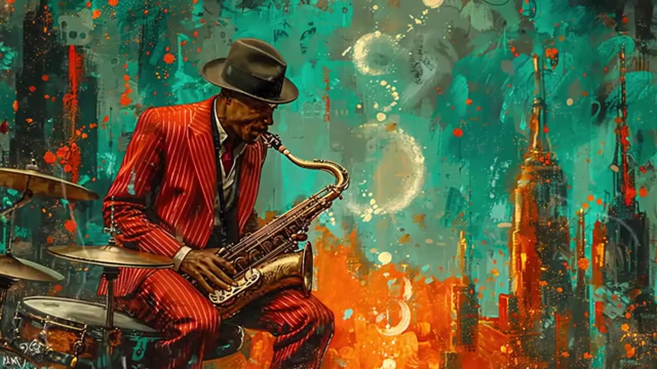 VK Relax to Funky Smooth Jazz Saxophone 🎷 Groovy Beats Creating a Chill
