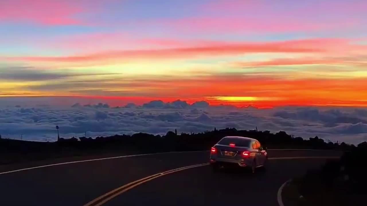 Driving here, looking out of the window feels like on a plane.67