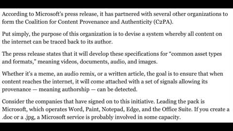 Microsoft And Intel's Authoritarian Move To Spy On Users-MUST WATCH