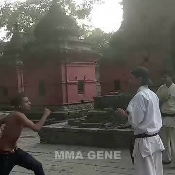 Karate kid meets street loser