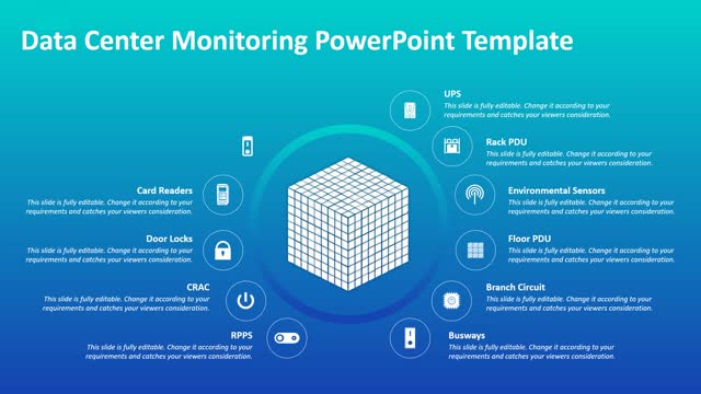 Data Center Monitoring PowerPoint Template