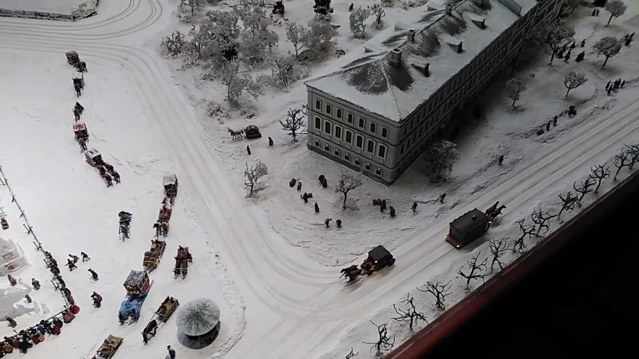 Museum-model of St. Petersburg in scale of 1:87