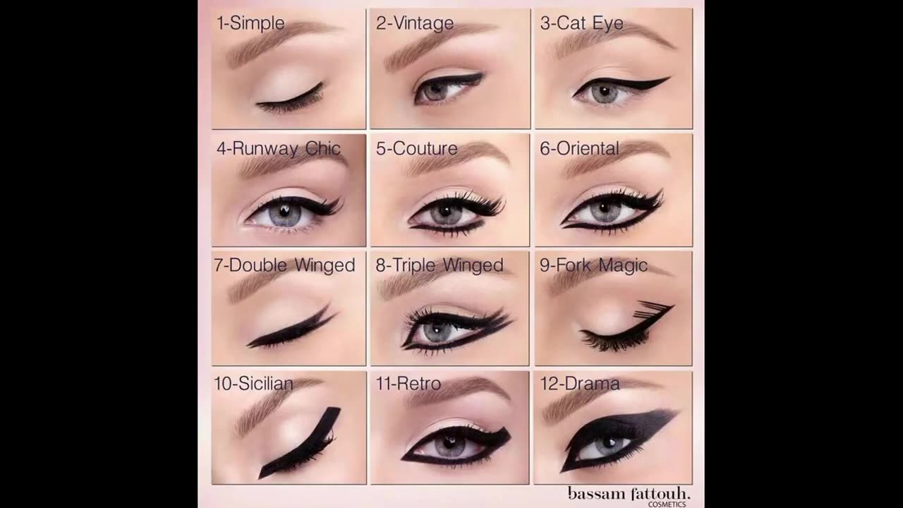 Beautiful and attractive eyeliner styles and its application