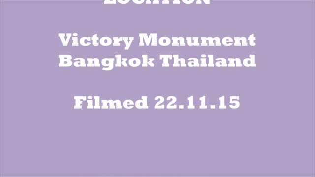 Victory Monument (อนุสาวรีย์ชัยสมรภูมิ) Travel Hub Market Bangkok Thailand