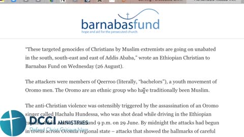 Ethiopia - Hundreds of Christians are being killed! Again!
