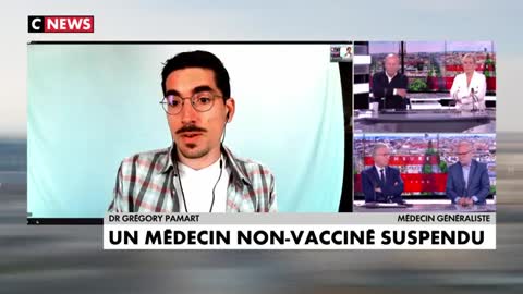 Dr Grégory Pamart, suite à sa vidéo du 2604, est interviewé par CNEWS