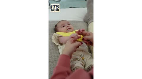 Baby Play with mother finger